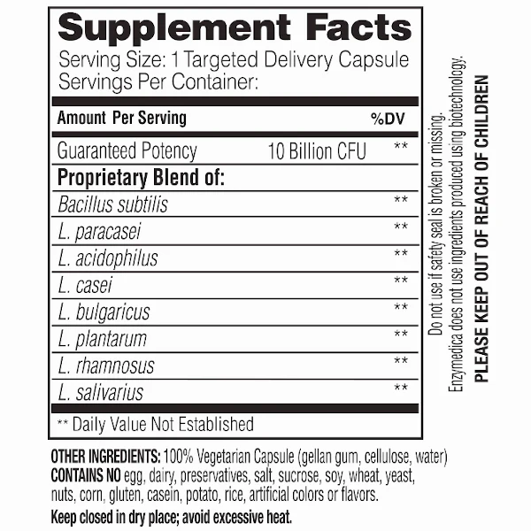 Enzymedica Pro-Bio 30 Caps - Image 2