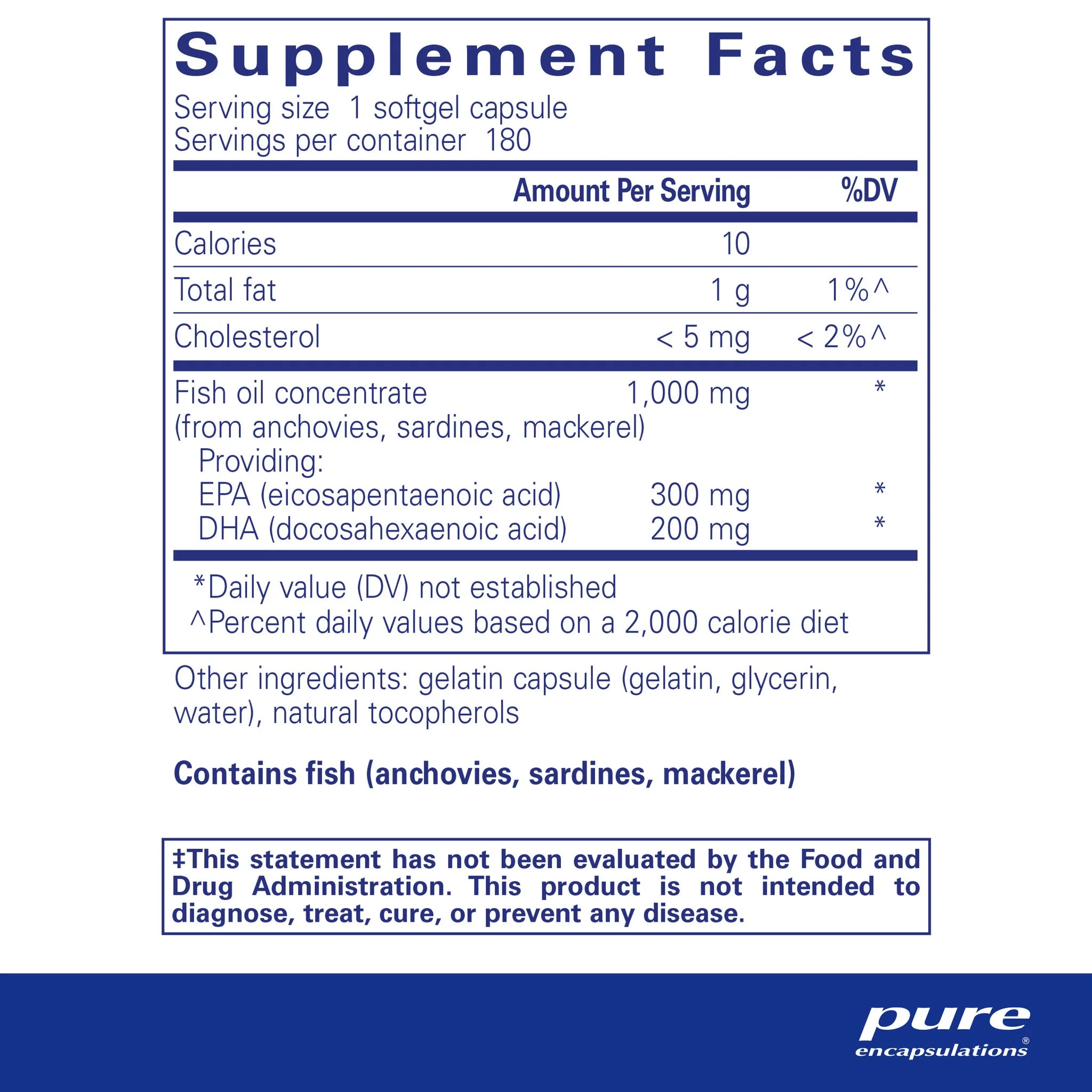 Pure Encapsulations EPA/DHA essentials - Image 2