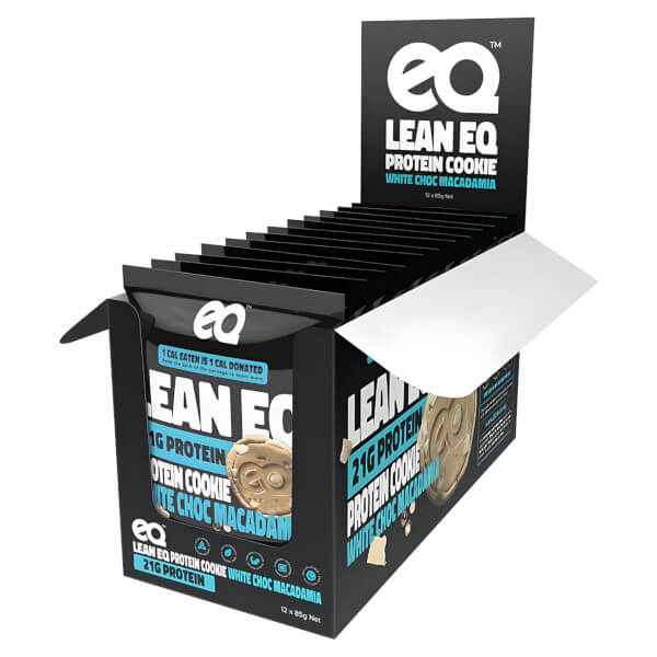 EQ Lean Protein Cookies 85g x12 - Image 3