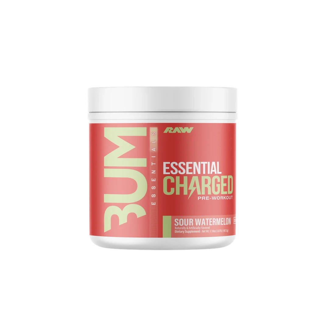 CBUM Essential Charged Pre-Workout Powder 25 Servings Clean Focus Energy - Image 3