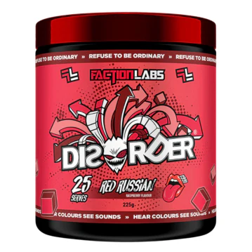 Faction Labs Disorder Pre Workout - 25 Serves for Ultimate Energy Boost - Image 3