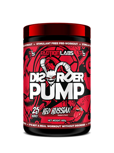 Faction Labs Disorder Pump Non‑Stim Pre‑Workout 400g