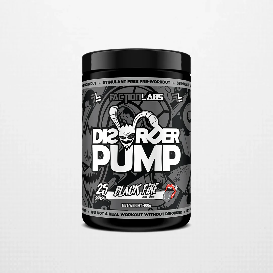 Faction Labs Disorder Pump Non‑Stim Pre‑Workout 400g - Image 2
