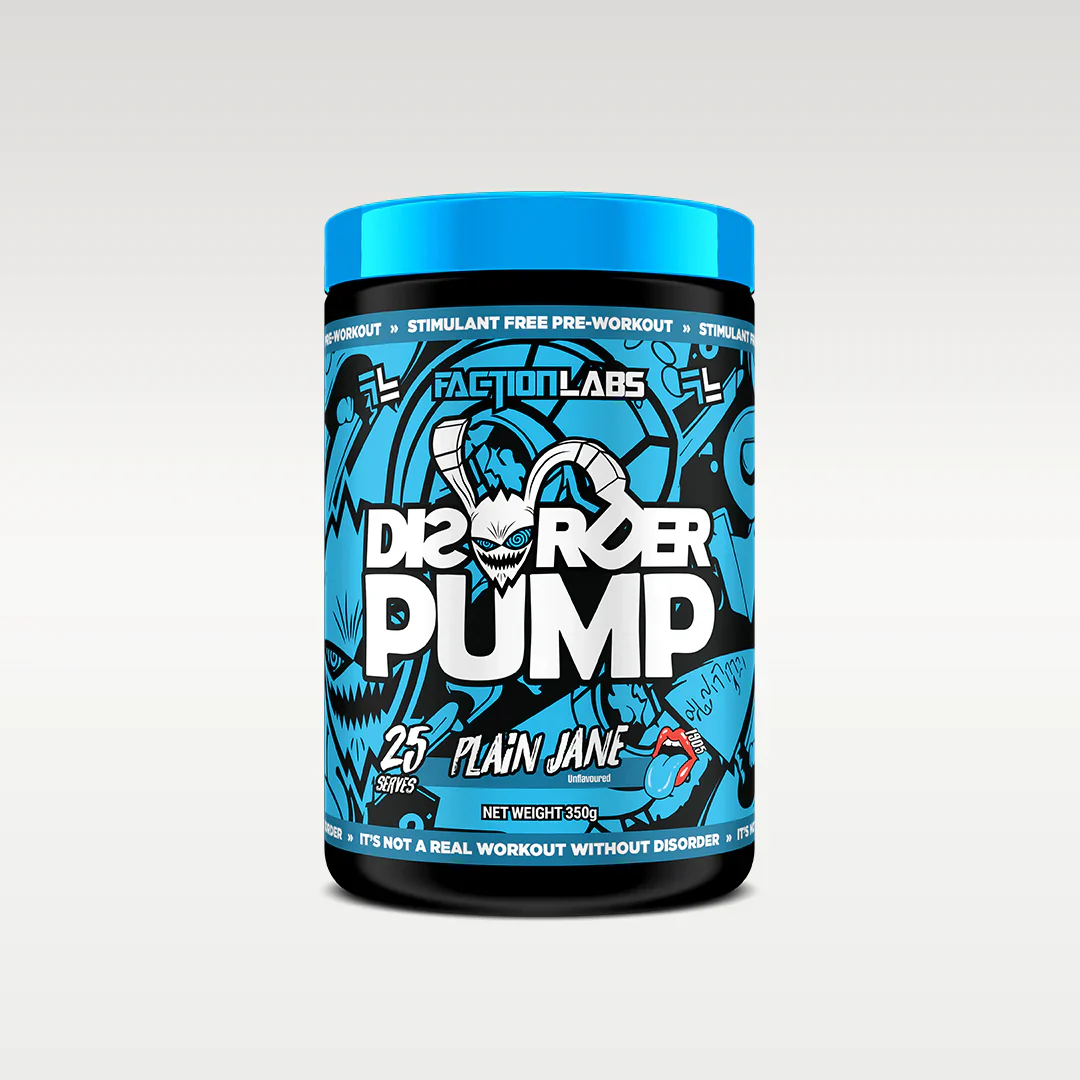 Faction Labs Disorder Pump Non‑Stim Pre‑Workout 400g - Image 6