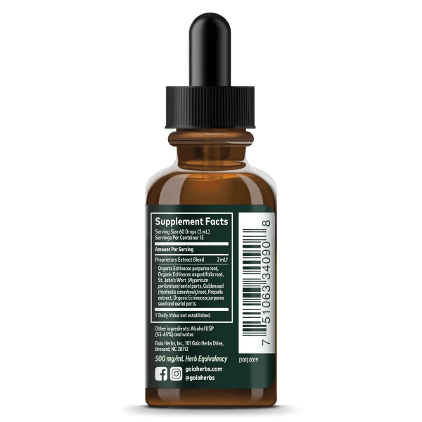 Gaia Herbs Echinacea/Goldenseal Supreme 30ml - Image 2