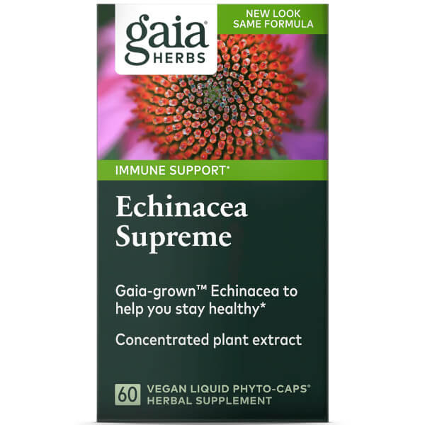 Gaia Herbs Echinacea Supreme 60 Caps - Image 2