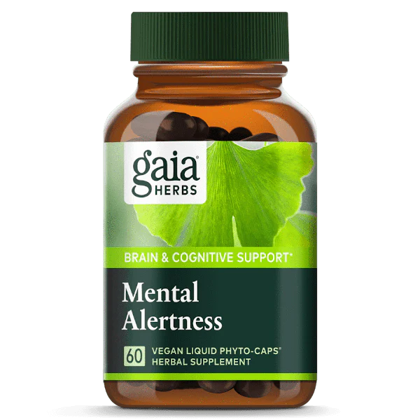 Gaia Herbs Mental Alertness 60 Caps