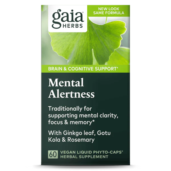 Gaia Herbs Mental Alertness 60 Caps - Image 2