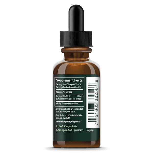 Gaia Herbs Milk Thistle Seed 30ml - Image 2