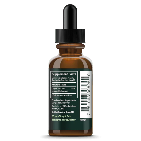 Gaia Herbs Olive Leaf 30ml - Image 2