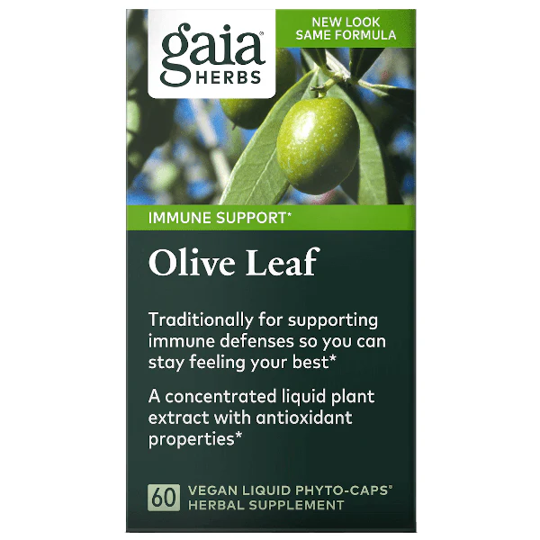 Gaia Herbs Olive Leaf 60 Caps - Image 2