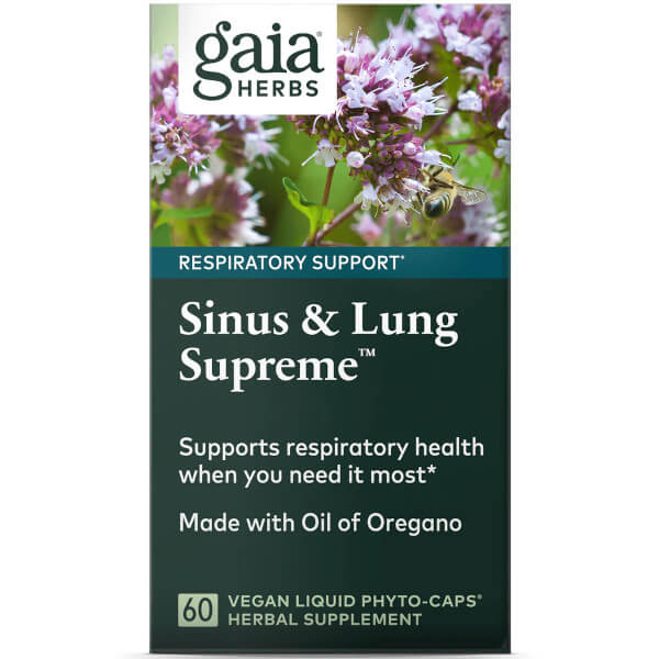 Gaia Herbs Sinus & Lung Supreme 60 Caps - Image 2