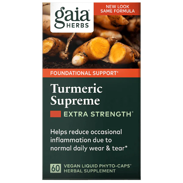 Gaia Herbs Turmeric Supreme Extra Strength 60 Caps - Image 2