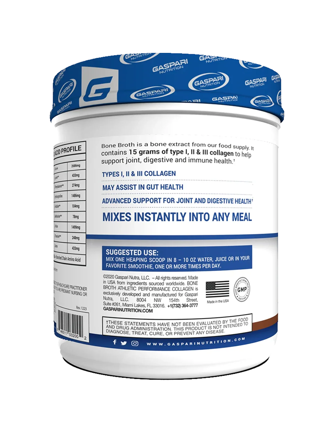 Gaspari Nutrition Bone Broth Collagen - Image 2