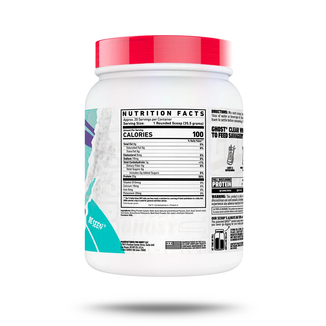 GHOST® CLEAR WHEY | STRAWBERRY WATERMELON - Image 2