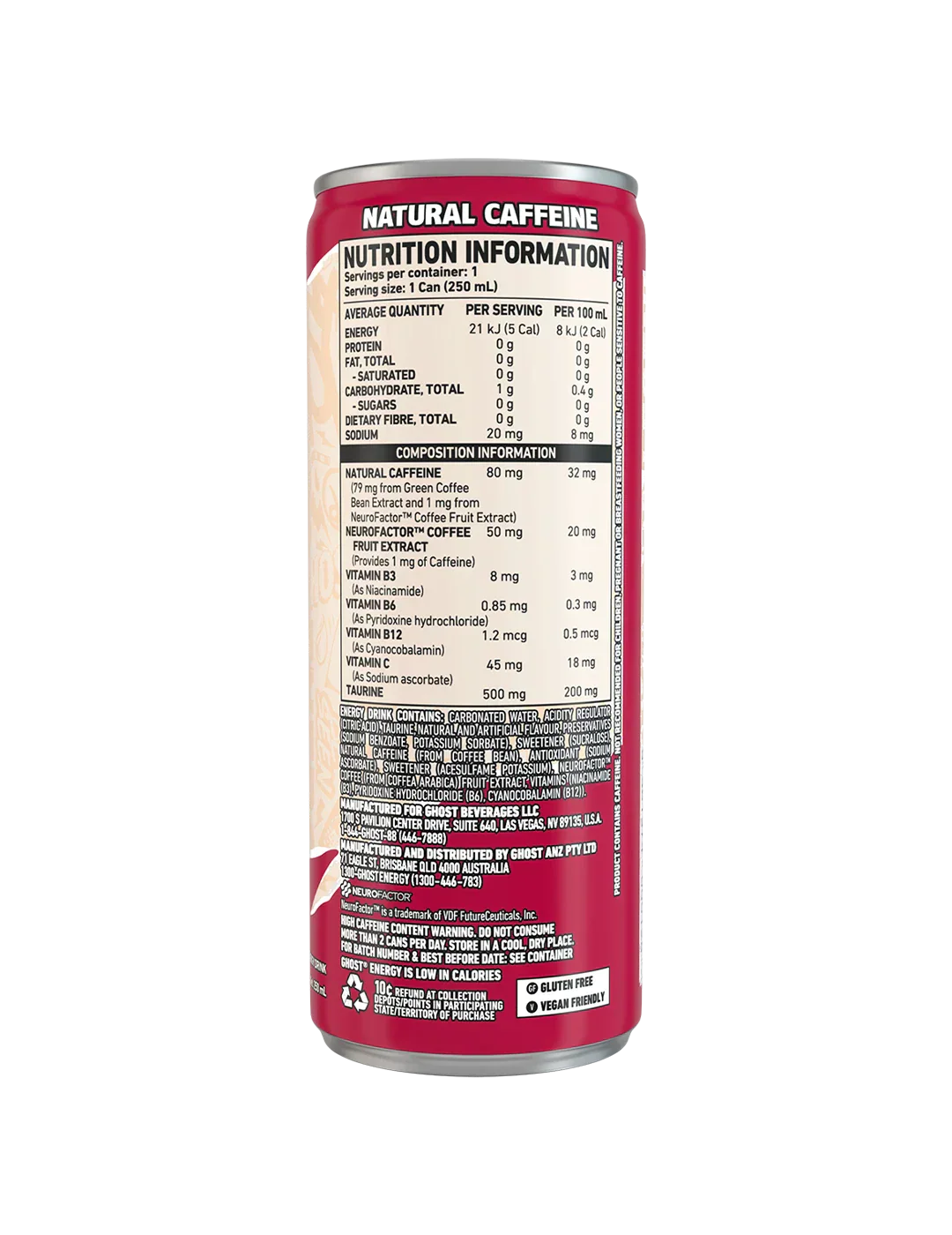 Ghost Energy Drink 250ml - Image 12