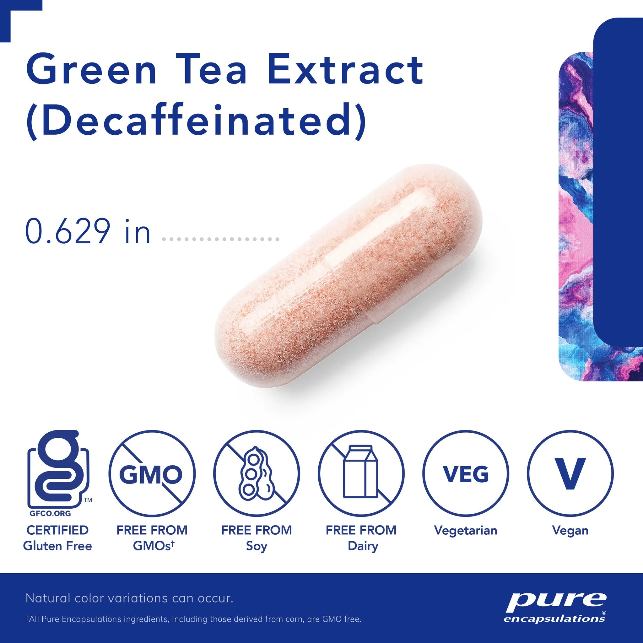 Pure Encapsulations Green Tea extract (decaffeinated) - Image 2