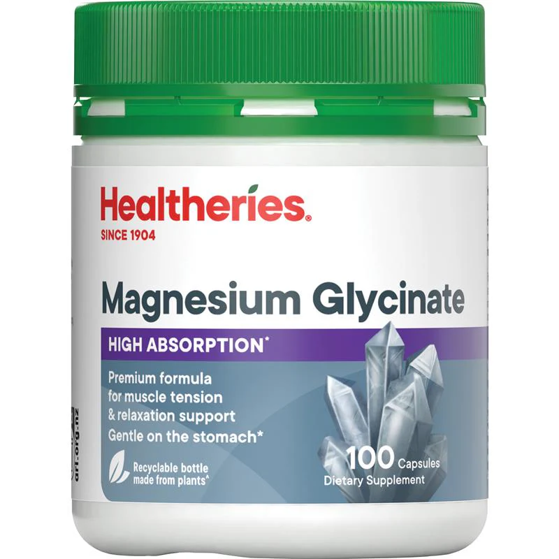Healtheries Magnesium Glycinate 100 Capsules