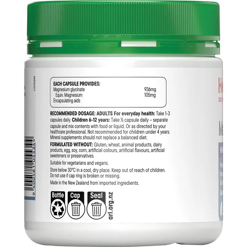 Healtheries Magnesium Glycinate 160 Capsules - Image 2
