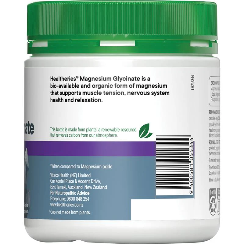 Healtheries Magnesium Glycinate 160 Capsules - Image 3