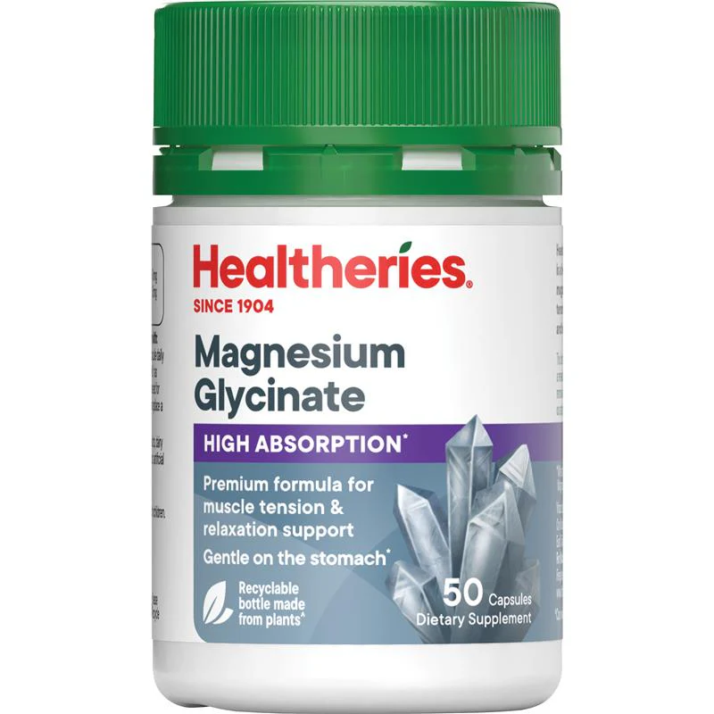 Healtheries Magnesium Glycinate 50 Capsules