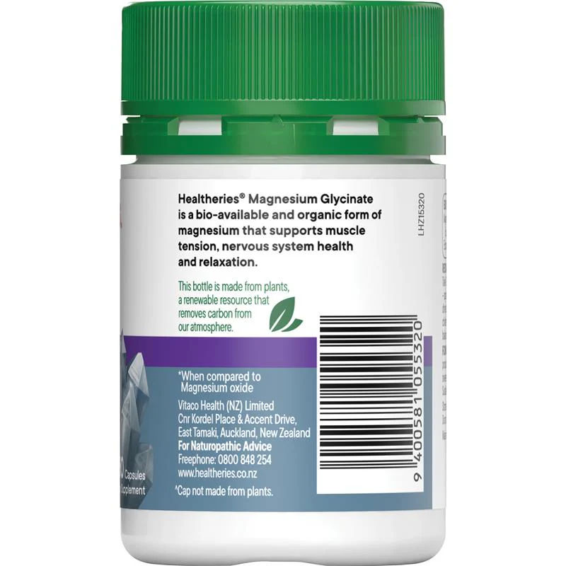 Healtheries Magnesium Glycinate 50 Capsules - Image 3