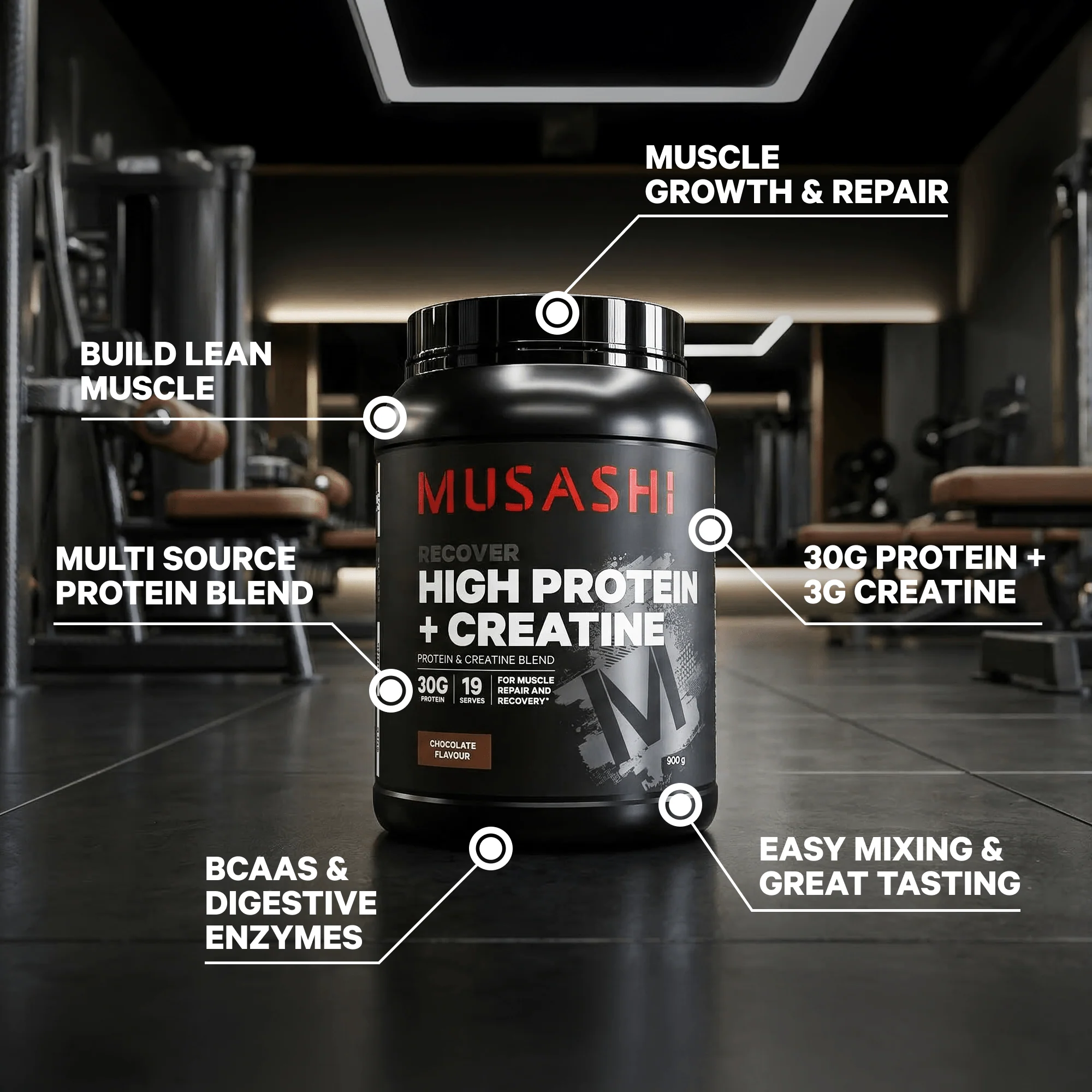 Musashi High Protein + Creatine - Image 3