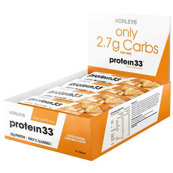 Horleys Protein 33 Low-Carb Bars Box of 12 - Image 3
