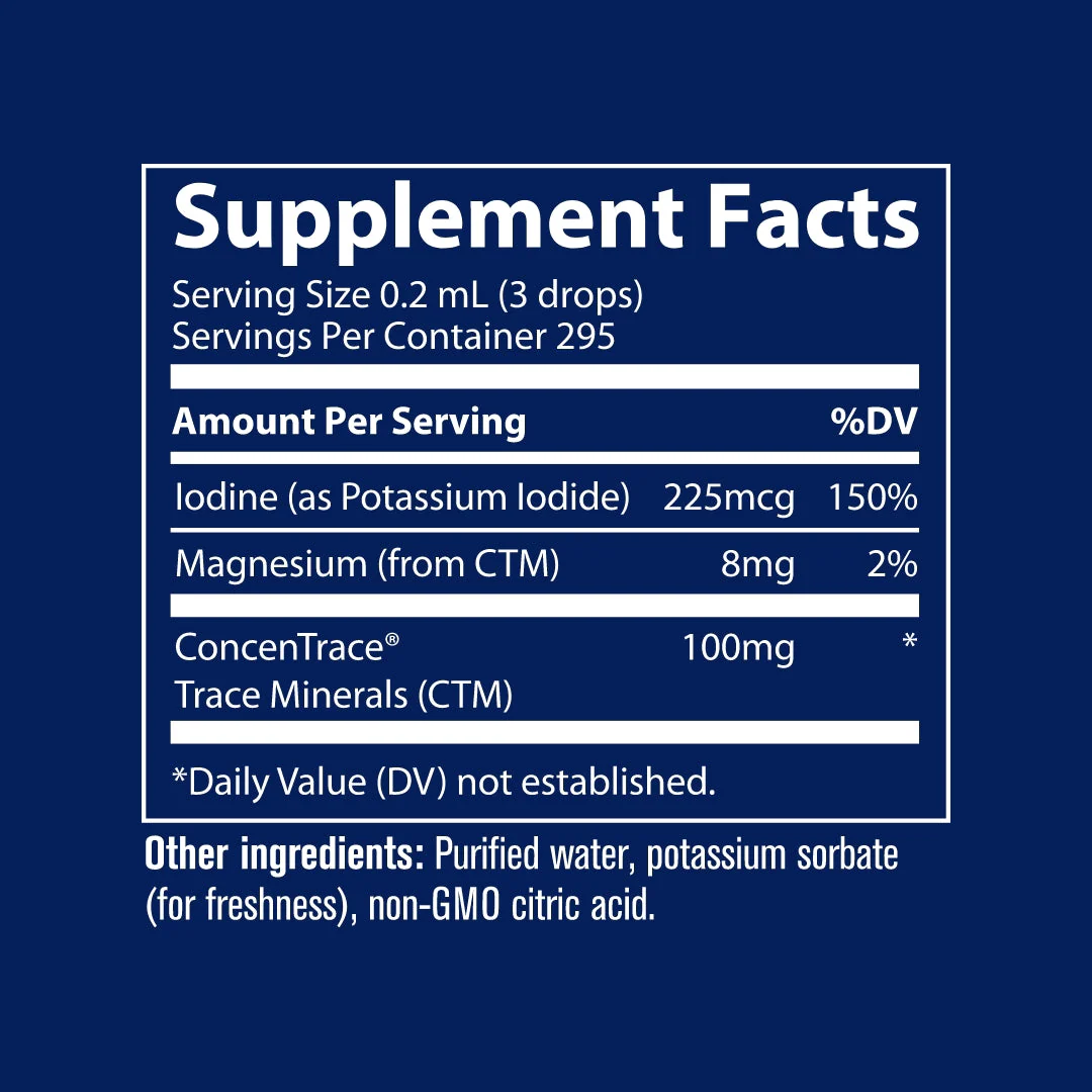 Trace Minerals Ionic Iodine - Image 2