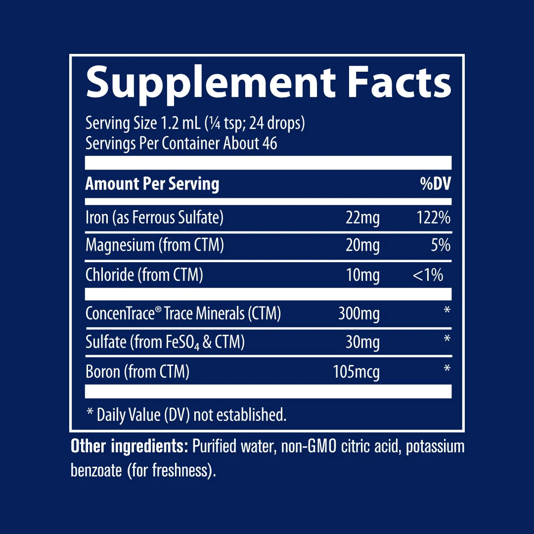 Trace Minerals Ionic Iron - Image 2