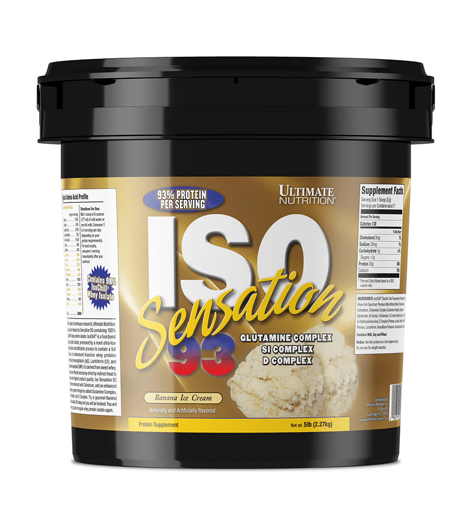 Ultimate Nutrition ISO SENSATION® 93 5lb