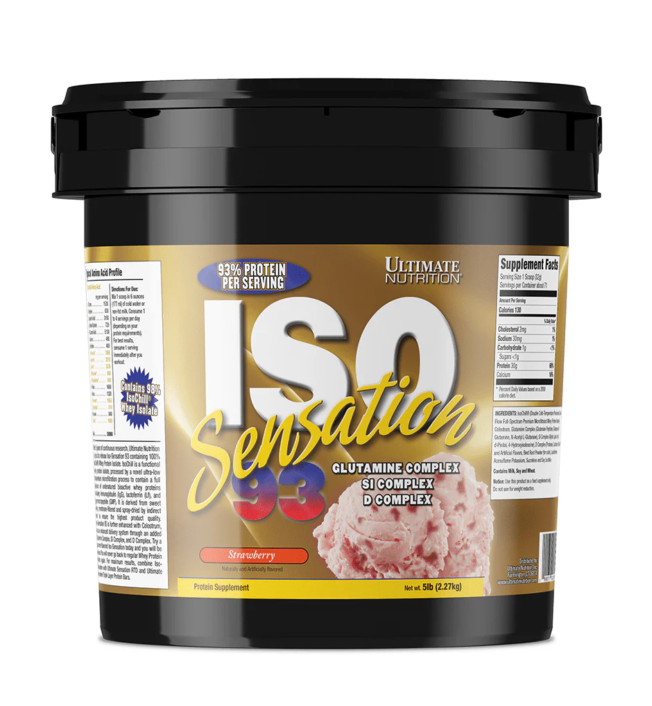 Ultimate Nutrition ISO SENSATION® 93 5lb - Image 11