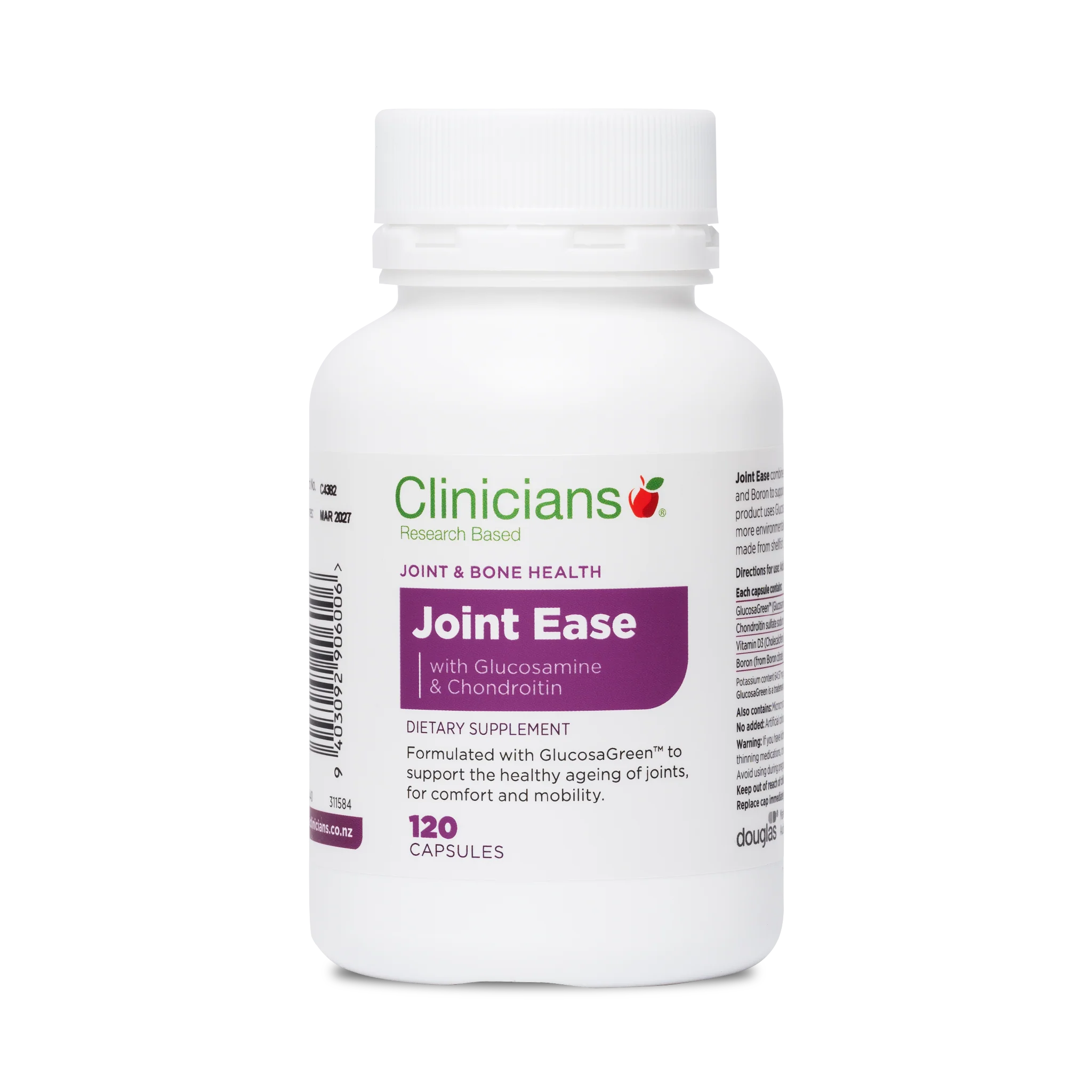 Joint Ease with Glucosamine & Chondroitin 120 caps