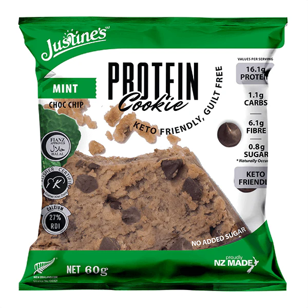 Justine's Protein Cookies 60g x12 - Image 5