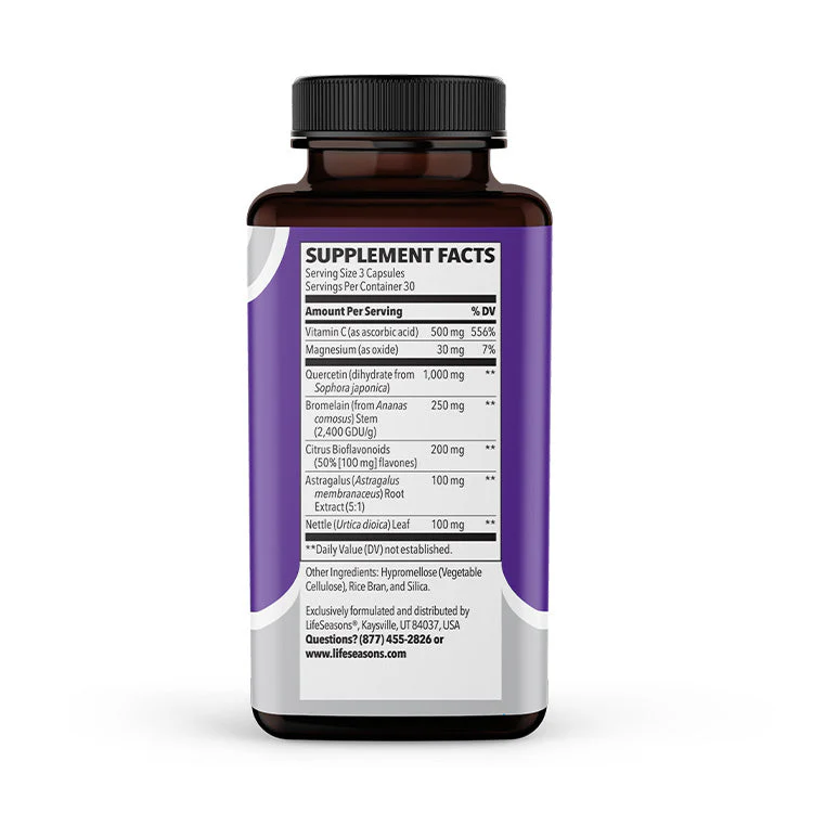 LifeSeasons Breathe X Sinus Support 90 Capsules - Respiratory Aid - Image 3
