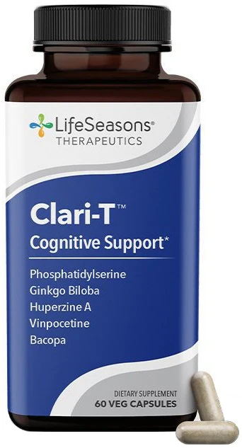 LifeSeasons Clari-T Cognitive Support Capsules 60 Memory & Focus Formula - Image 2