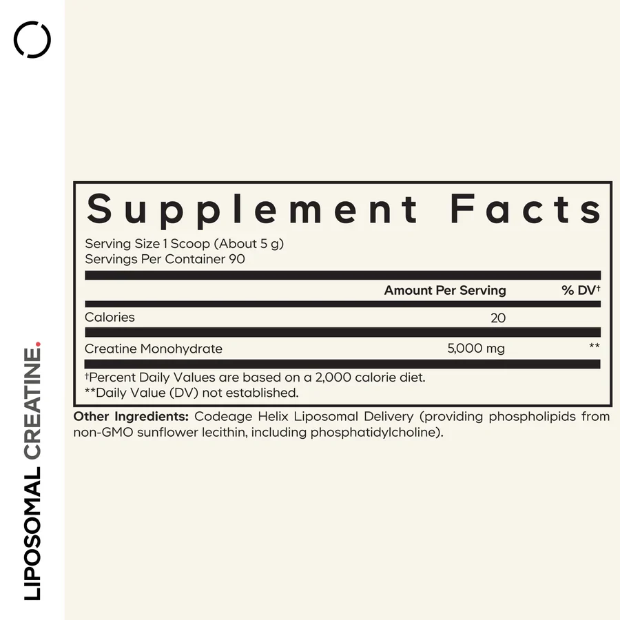 Codeage Liposomal Creatine Powder 455g - Image 2