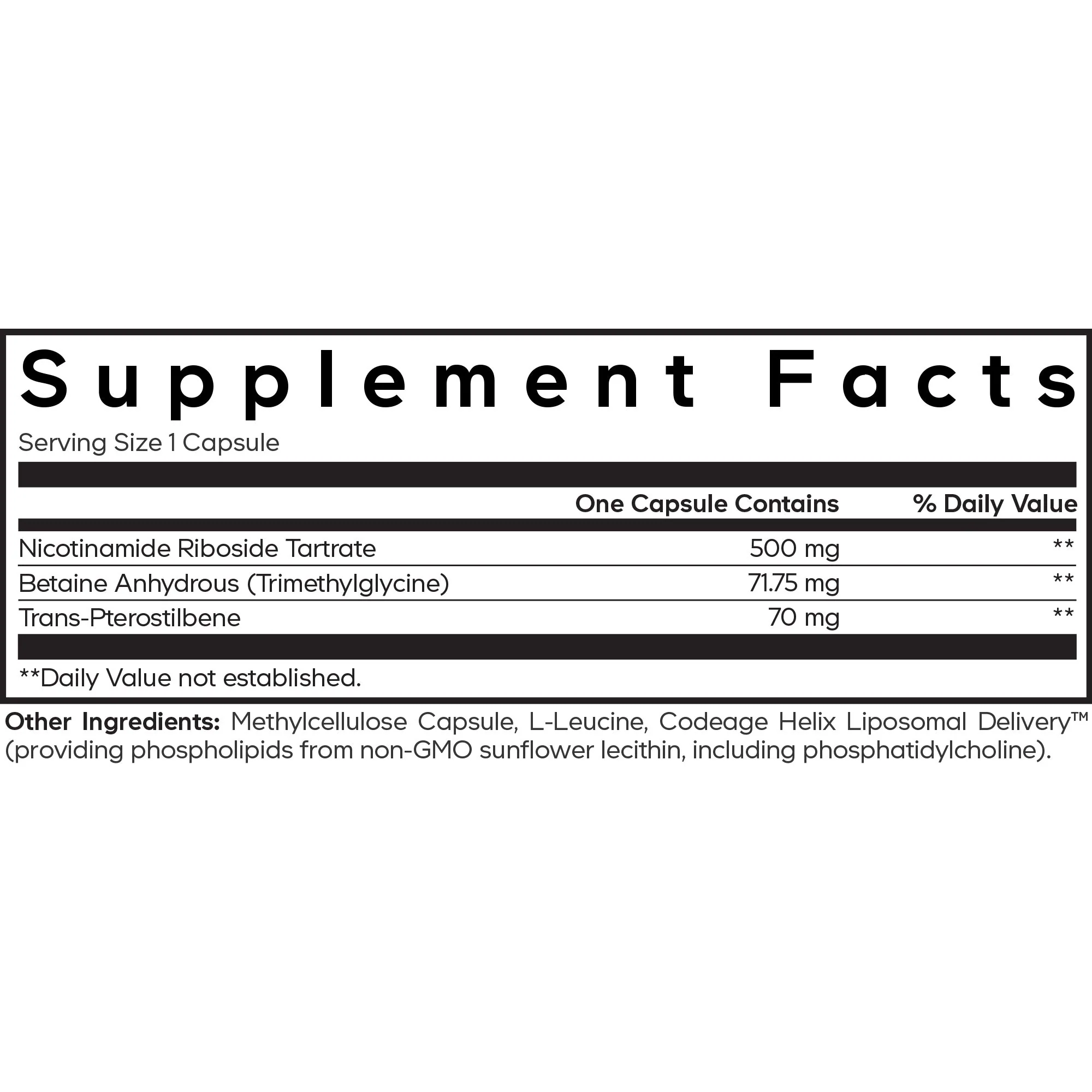 Liposomal Nicotinamide Riboside+ 60 Cap - Image 4