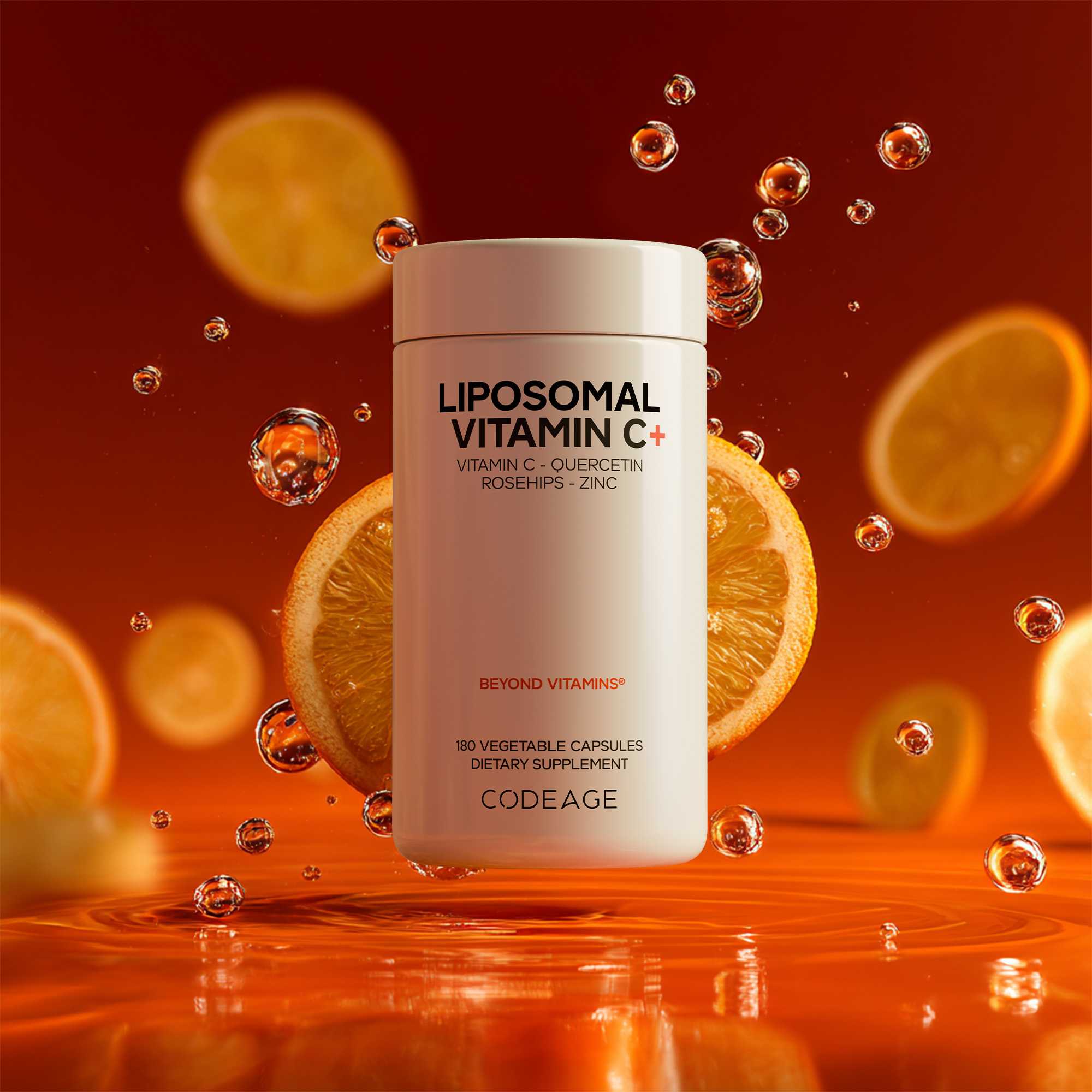 Codeage Liposomal Vitamin C+ 180 Capsules - Image 3