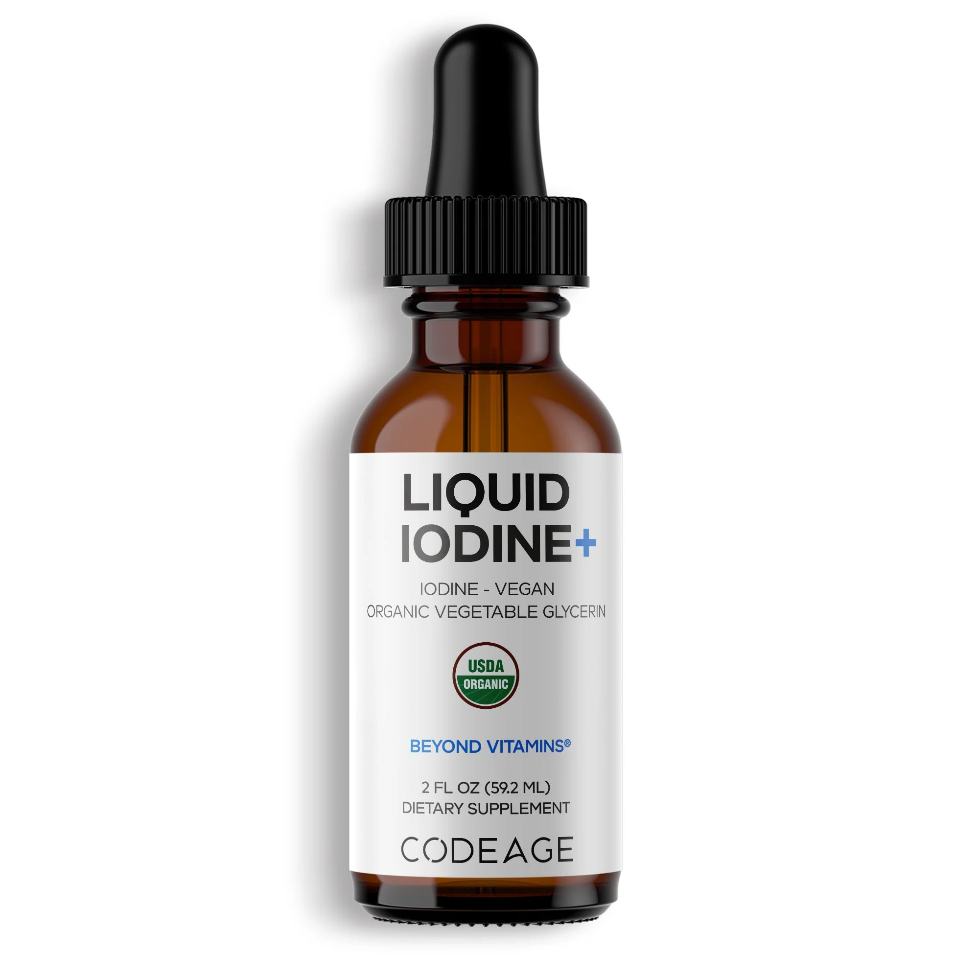 Codeage Liquid Iodine + USDA Certified Organic