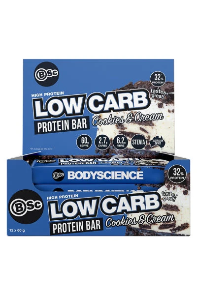 BSc Body Science Low Carb Bar 60g (x12)