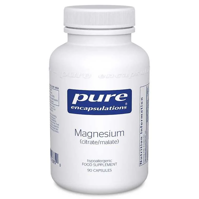 Pure Encapsulation Magnesium Citrate Malate 90 Caps