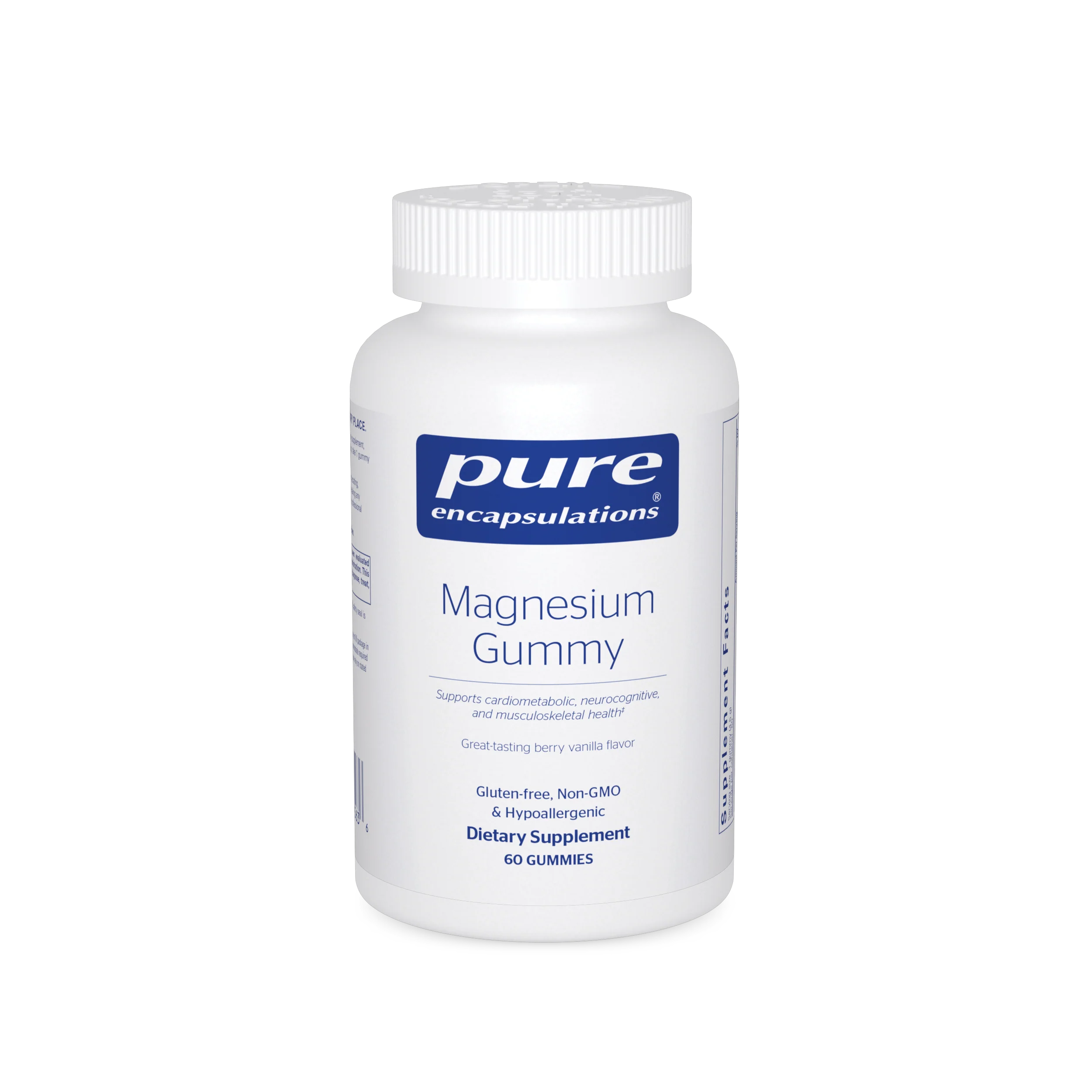 Pure Encapsulation Magnesium Gummy Flavour Berry Vanilla