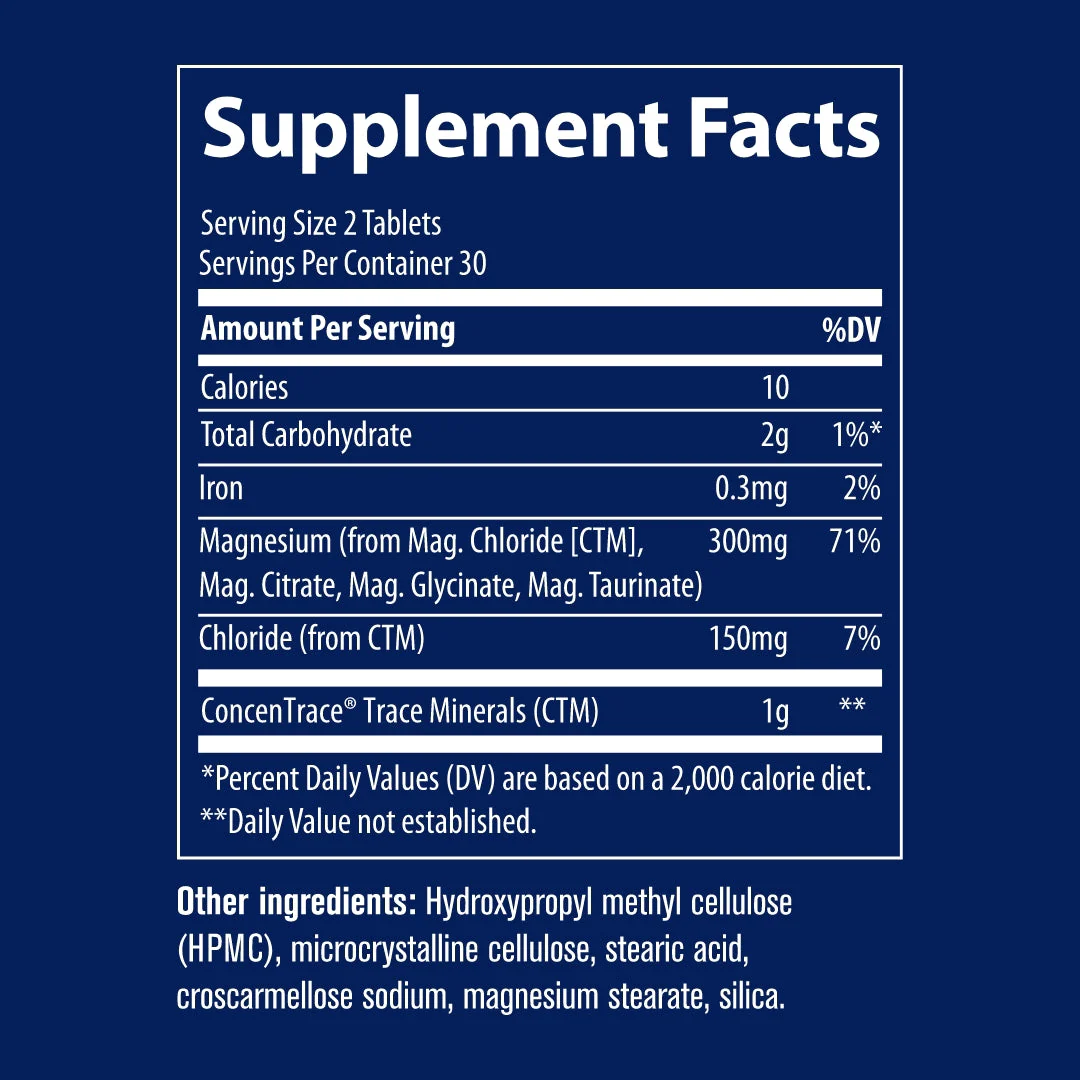 Trace Minerals Magnesium Tablets - Image 2