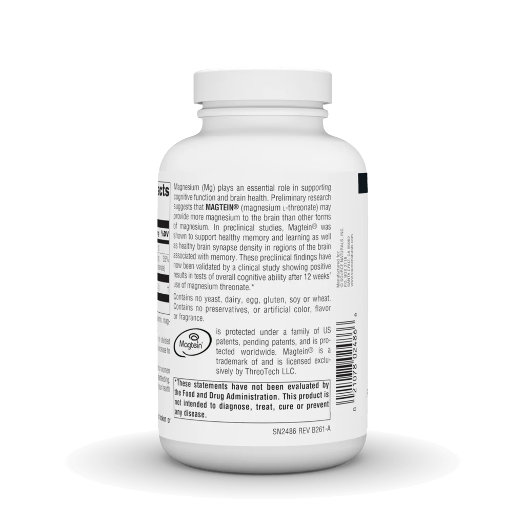 Source Naturals Magtein® 90 Capsule - Image 6