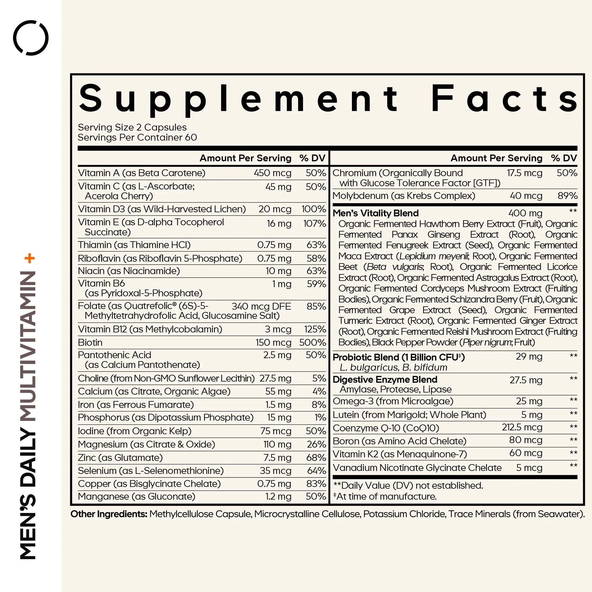 Codeage Men’s Daily Multivitamin+ 120 Caps - Image 4
