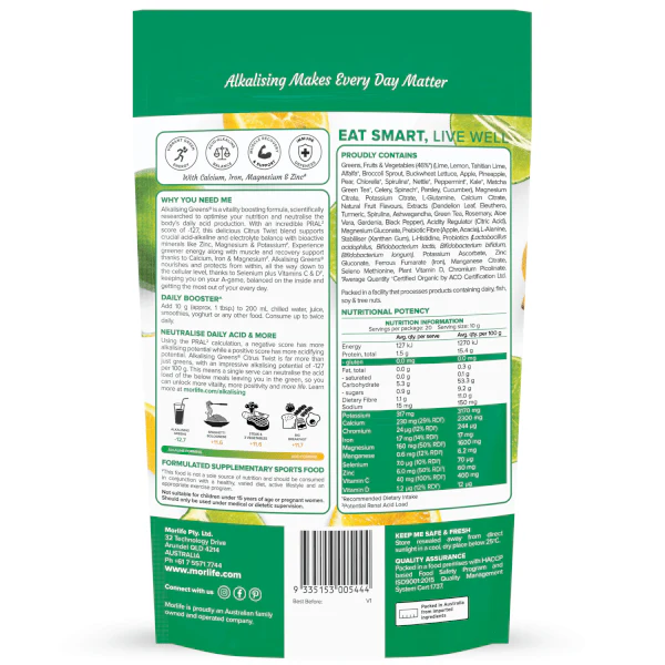 Morlife Alkalising Greens 200g - Image 4