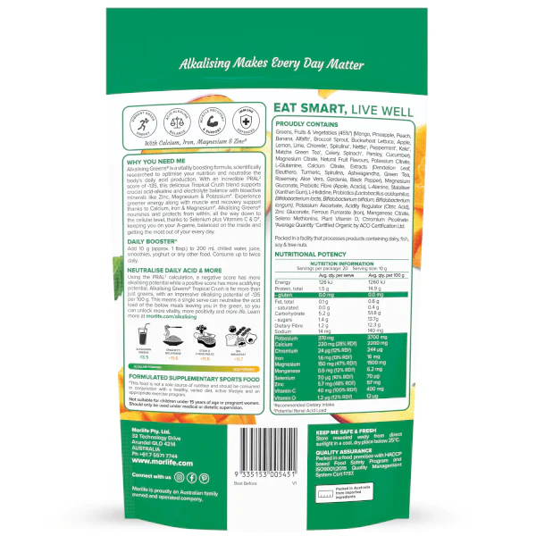 Morlife Alkalising Greens 200g - Image 8