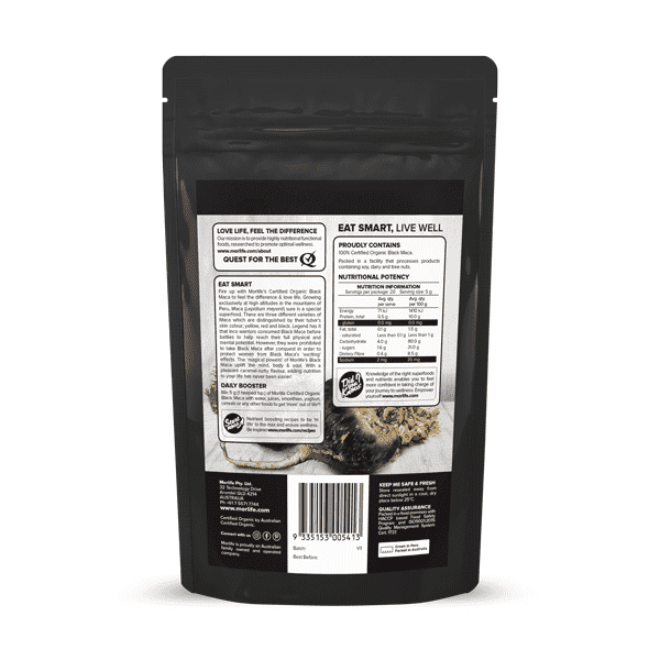 Morlife Maca Black Powder 100g - Image 2