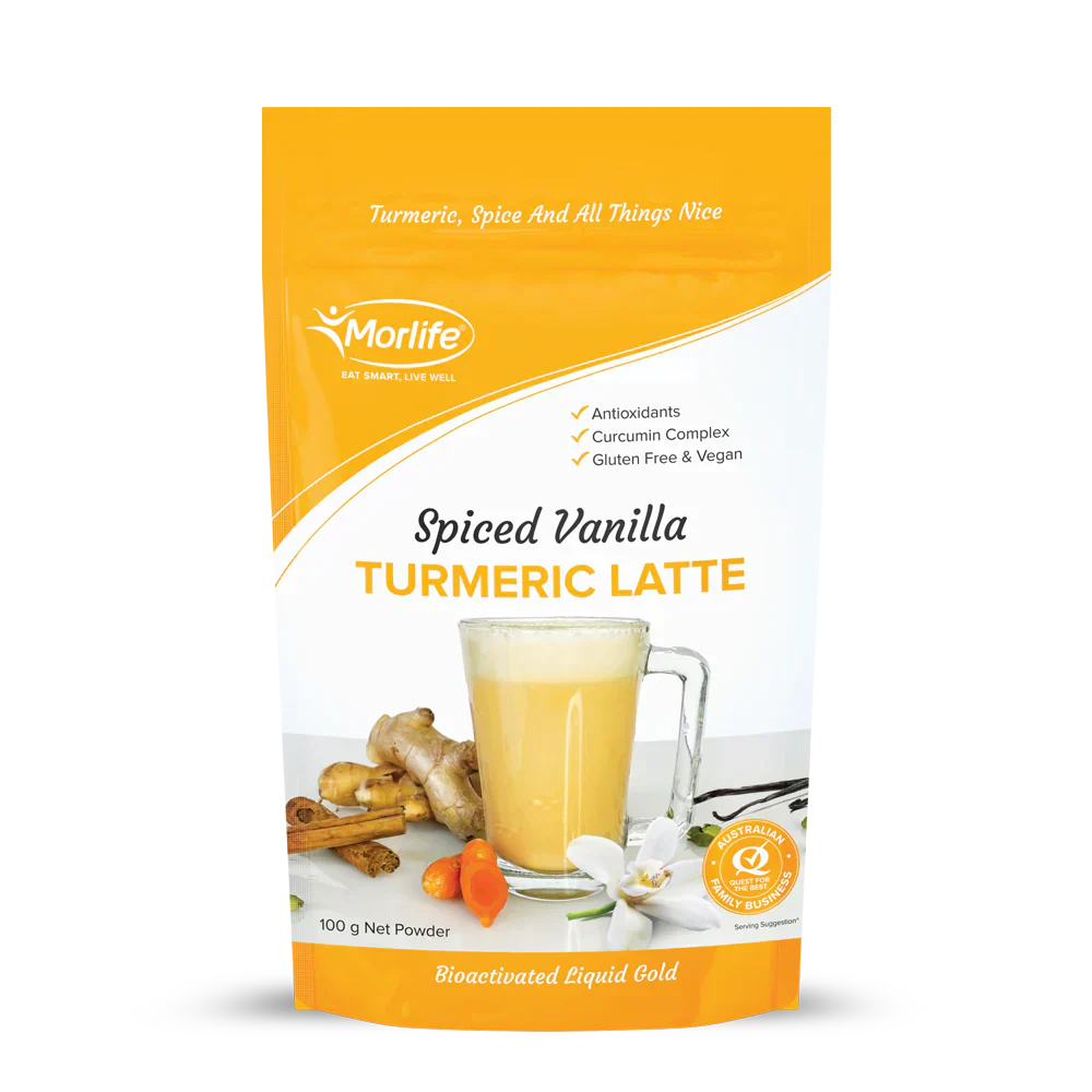 Morlife Spiced Vanilla Turmeric Latte Powder 100g